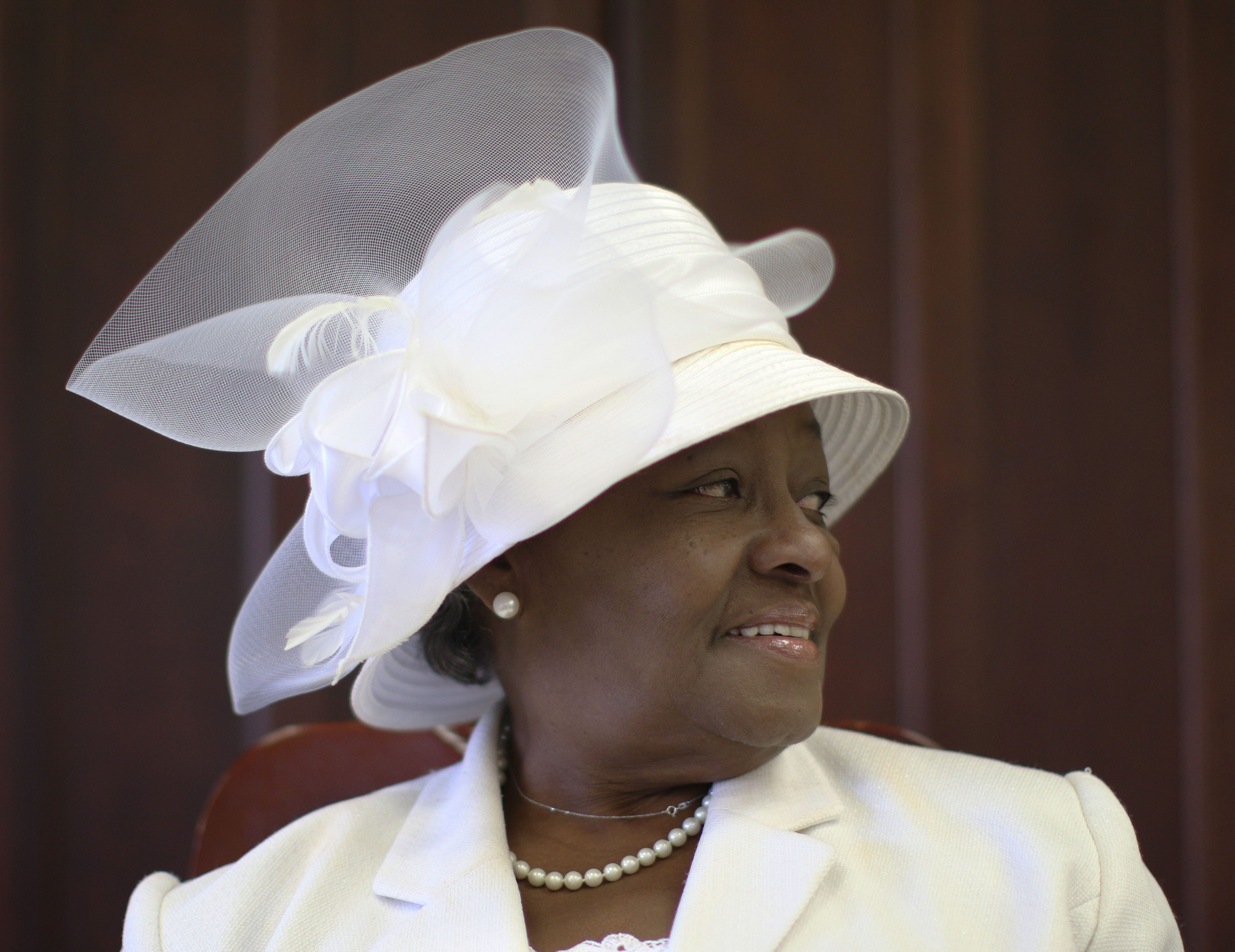 black grandma church outfit